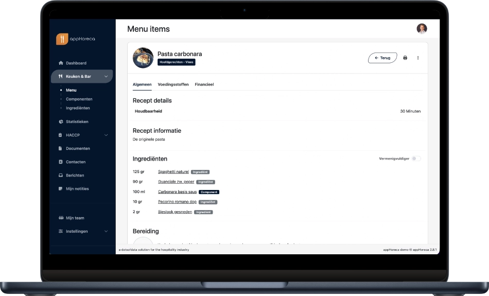 appHoreca